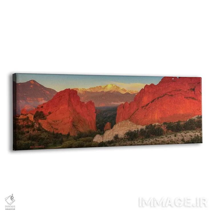 تابلو دکوراتیو طلوع در باغ خدایان اثر بیل شرل - نمای پرسپکتیو محصول