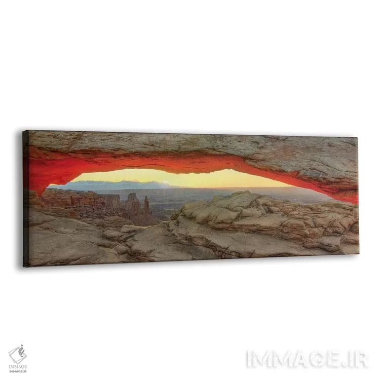 تابلو دکوراتیو طلوع روز نو در طاق مسا اثر بیل شرل - نمای پرسپکتیو محصول