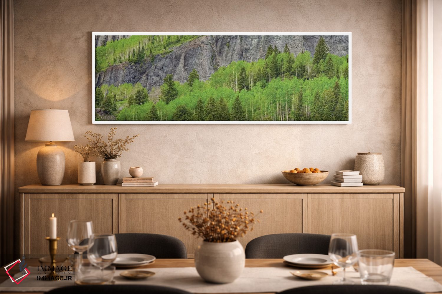 تابلو دکوراتیو رویای سبز اثر بیل شرل - D1W