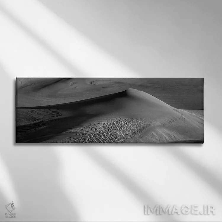 تابلو دکوراتیو شکل گرفته با باد اثر بیل شرل - نمای روبهرو روی دیوار