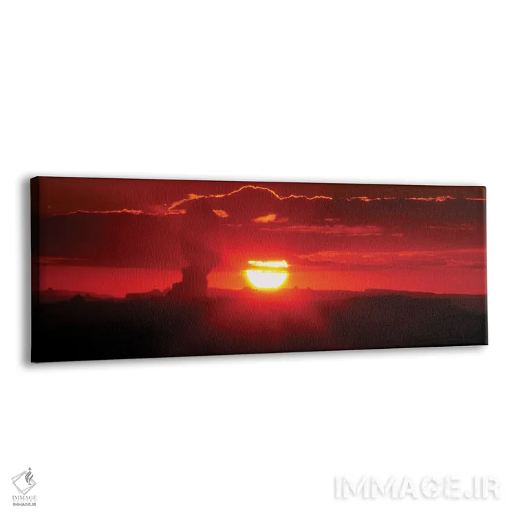 تابلو دکوراتیو صخره متعادل اسرارآمیز ۲ اثر بیل شرل - نمای پرسپکتیو محصول