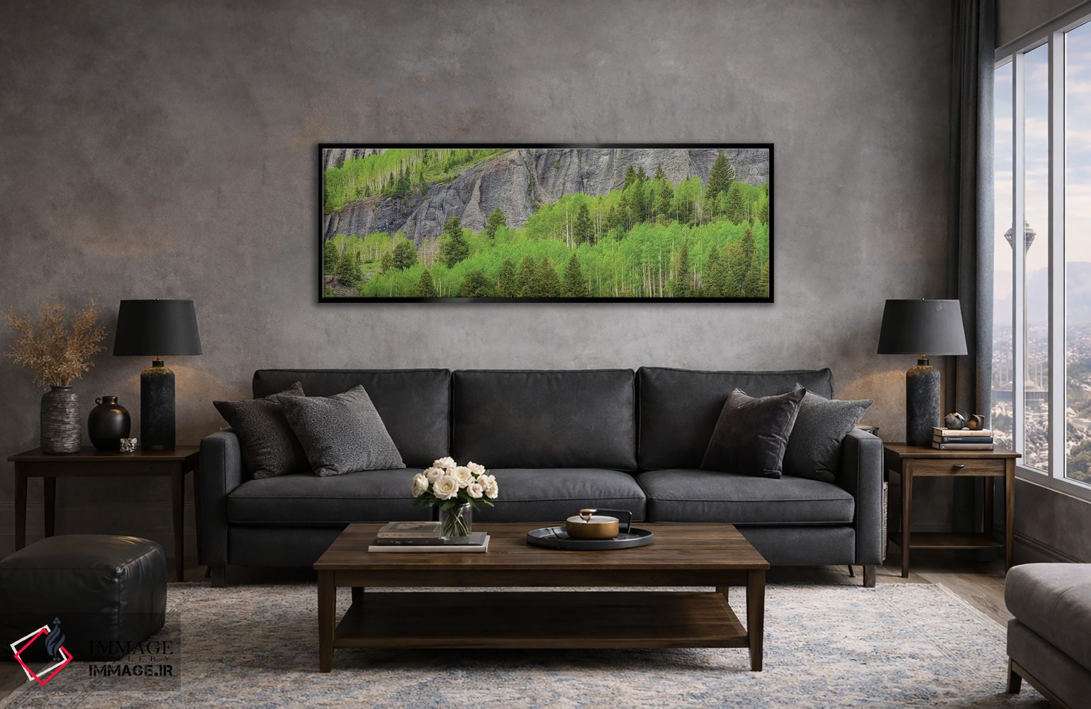 تابلو دکوراتیو رویای سبز اثر بیل شرل - D5B