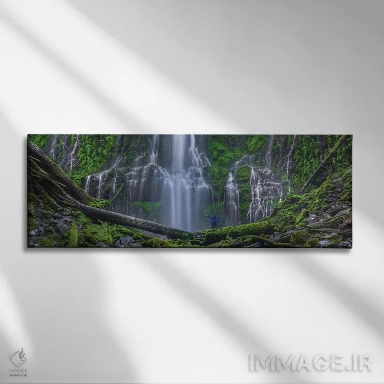 تابلو دکوراتیو تجربه سرخوشی اثر بیل شرل - نمای روبهرو روی دیوار