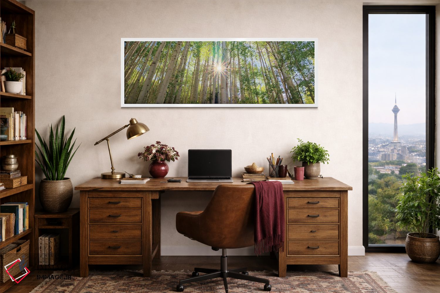 تابلو دکوراتیو درخشش ستاره اثر بیل شرل - D1W