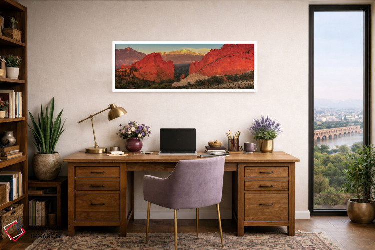 تابلو دکوراتیو طلوع در باغ خدایان اثر بیل شرل - D1W