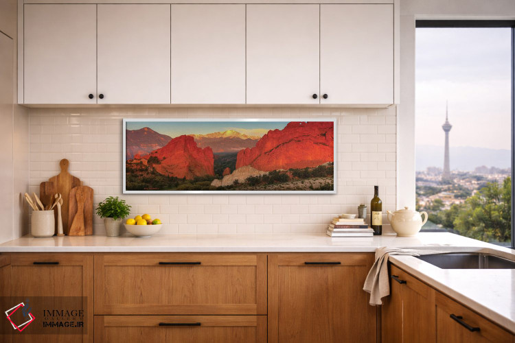 تابلو دکوراتیو طلوع در باغ خدایان اثر بیل شرل - D3W