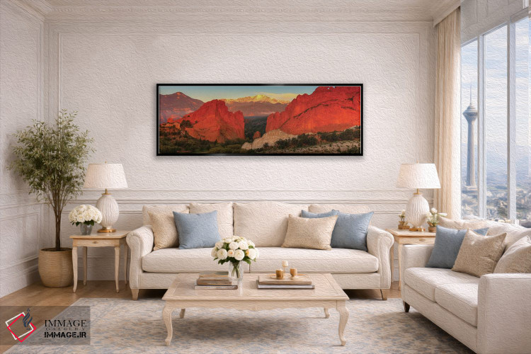 تابلو دکوراتیو طلوع در باغ خدایان اثر بیل شرل - D5B