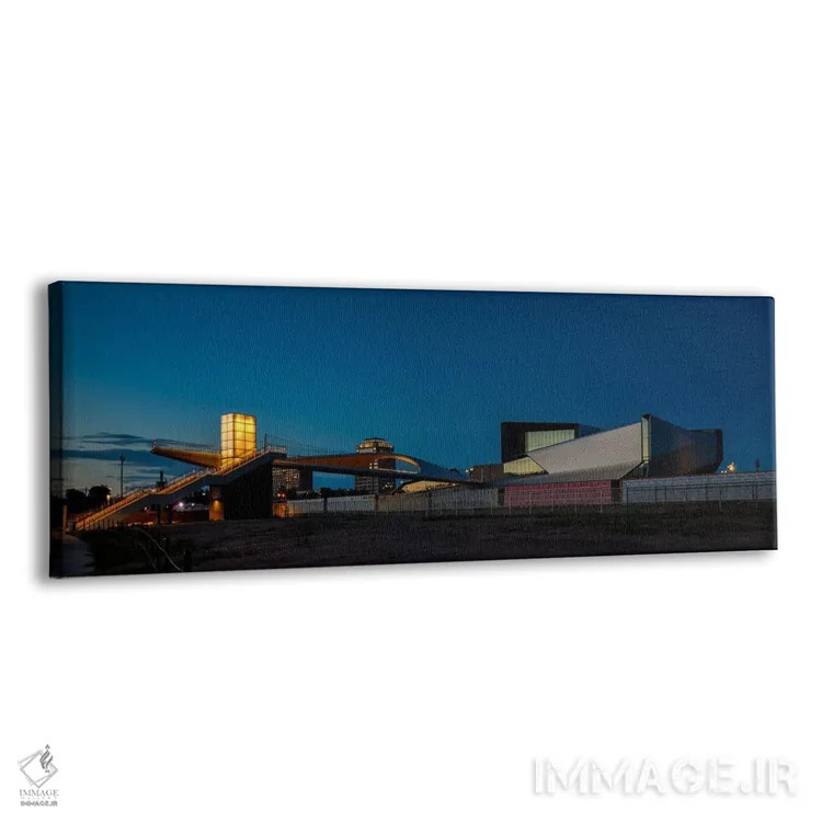 تابلو دکوراتیو پل پارک یونین و موزه پارالمپیک اثر بیل شرل - نمای پرسپکتیو محصول