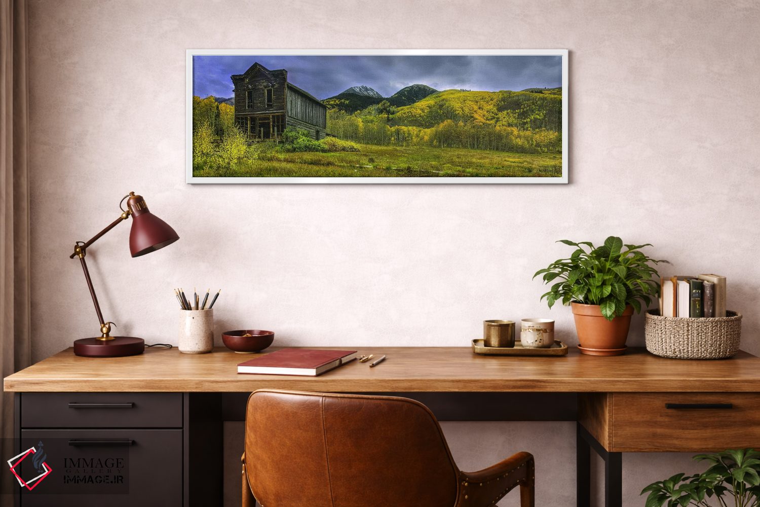 تابلو دکوراتیو هتل اشکرفت اثر بیل شرل - D4W