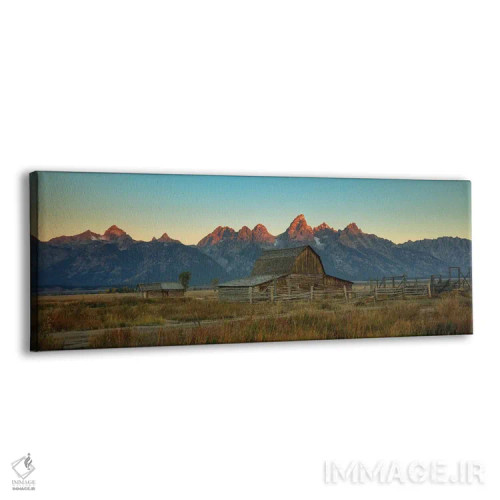 تابلو دکوراتیو طلوع آفتاب بر فراز طویله جان مولتون اثر بیل شرل - نمای پرسپکتیو محصول
