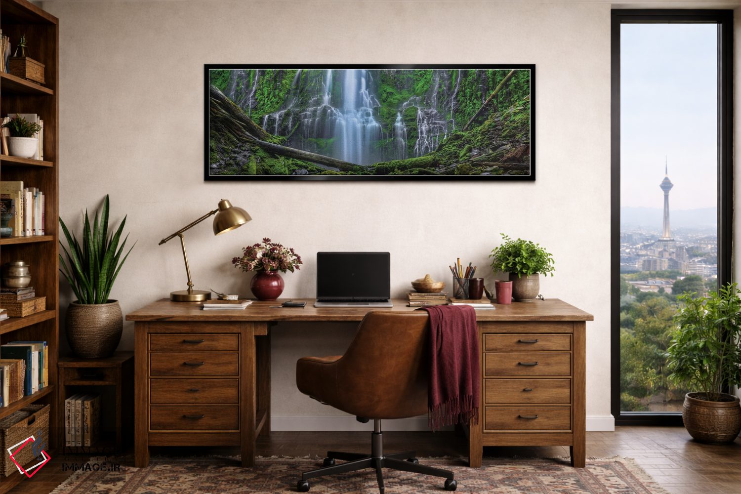 تابلو دکوراتیو برخورد با بهشت اثر بیل شرل - D2B