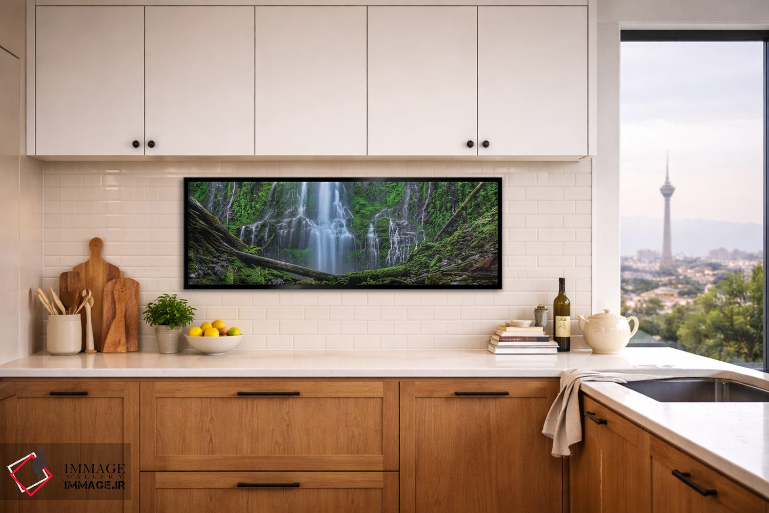 تابلو دکوراتیو برخورد با بهشت اثر بیل شرل - D5B