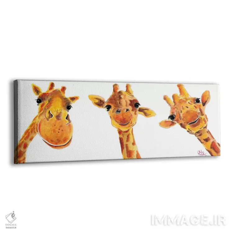 تابلو دکوراتیو دوستان اثر شرلی مک آرتور - نمای پرسپکتیو محصول