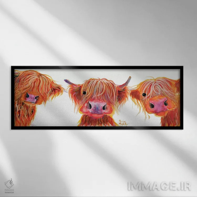 تابلو دکوراتیو پرتقال ها اثر شرلی مک آرتور - نمای قابدار مشکی