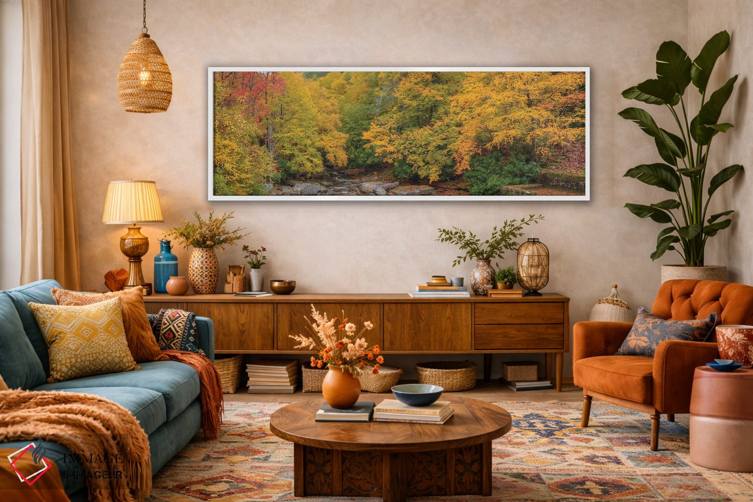 تابلو دکوراتیو پاییز در ویرجینیای غربی I اثر بیل شرل - D1W