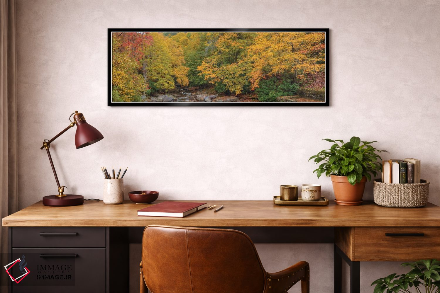 تابلو دکوراتیو پاییز در ویرجینیای غربی I اثر بیل شرل - D4B