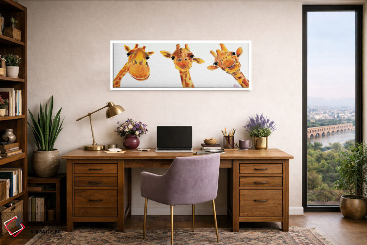 تابلو دکوراتیو دوستان اثر شرلی مک آرتور - D1W