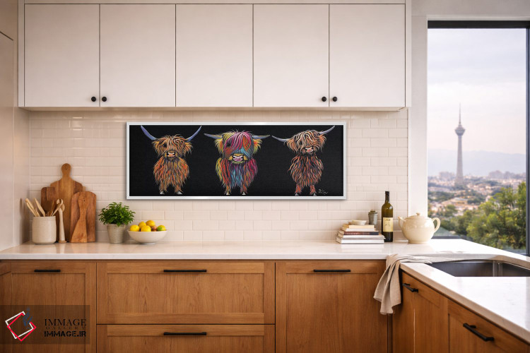 تابلو دکوراتیو هر سه تا اثر شرلی مک آرتور - D3W