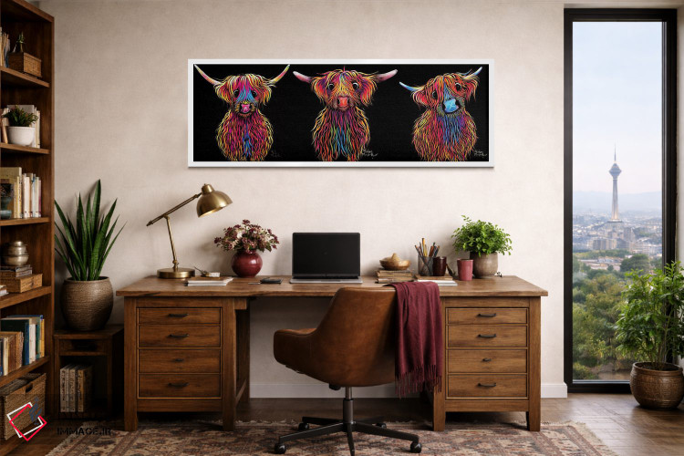 تابلو دکوراتیو تیم اسکاتلند اثر شرلی مک آرتور - D1W