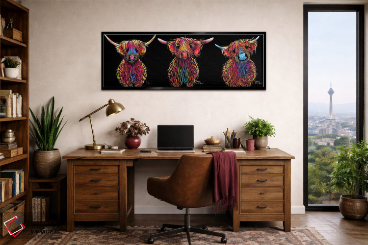 تابلو دکوراتیو تیم اسکاتلند اثر شرلی مک آرتور - D2B