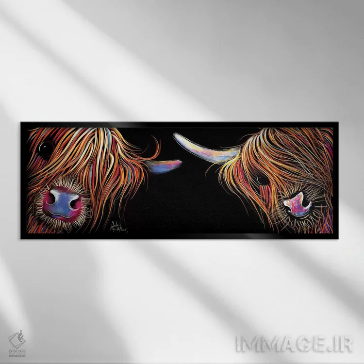 تابلو دکوراتیو روز خوبی داشته باش! روی زمینه مشکی اثر شرلی مک آرتور - نمای قابدار مشکی