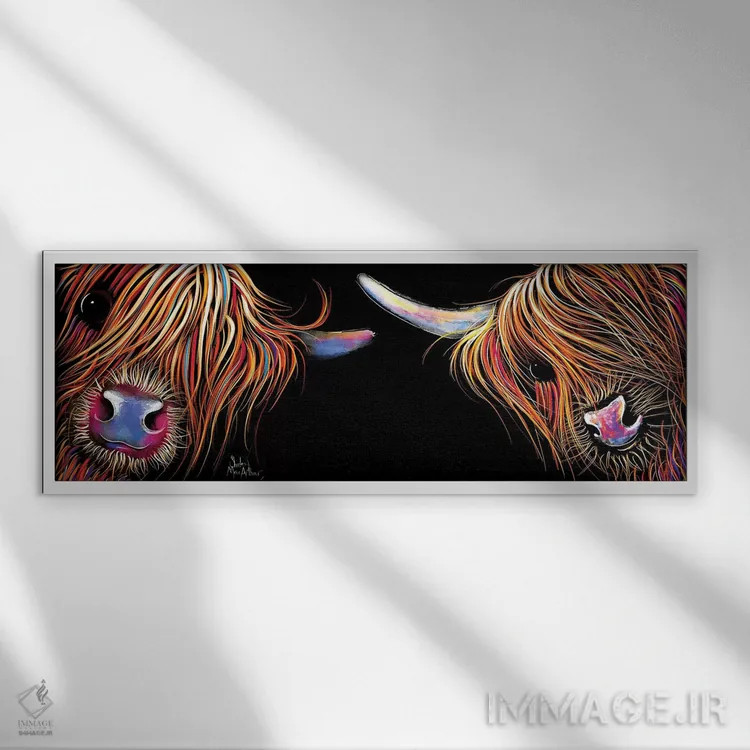 تابلو دکوراتیو روز خوبی داشته باش! روی زمینه مشکی اثر شرلی مک آرتور - نمای قابدار سفید