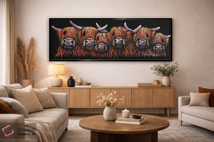 تابلو دکوراتیو همه در یک صف اثر شرلی مک آرتور - D5B