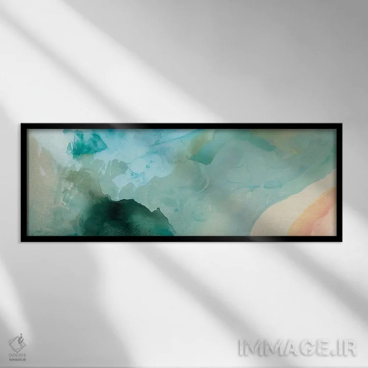 تابلو دکوراتیو دوری گزینی ۳ اثر سیسا جاسپر - نمای قابدار مشکی