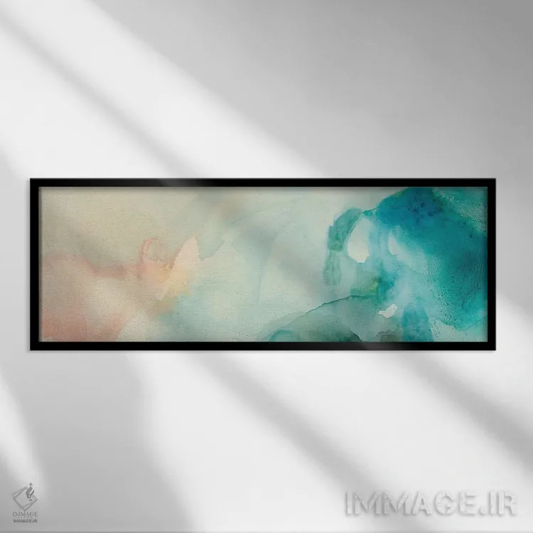 تابلو دکوراتیو دوری گزینی ۴ اثر سیسا جاسپر - نمای قابدار مشکی