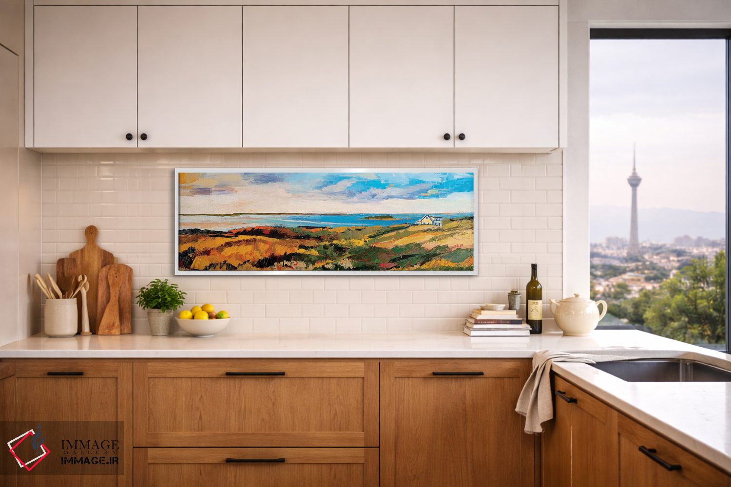 تابلو دکوراتیو چشم انداز کیپ کاد اثر مکسین شور - D2W