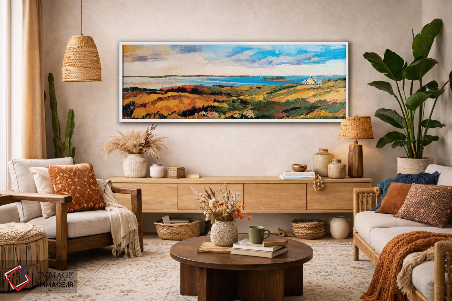 تابلو دکوراتیو چشم انداز کیپ کاد اثر مکسین شور - D1W