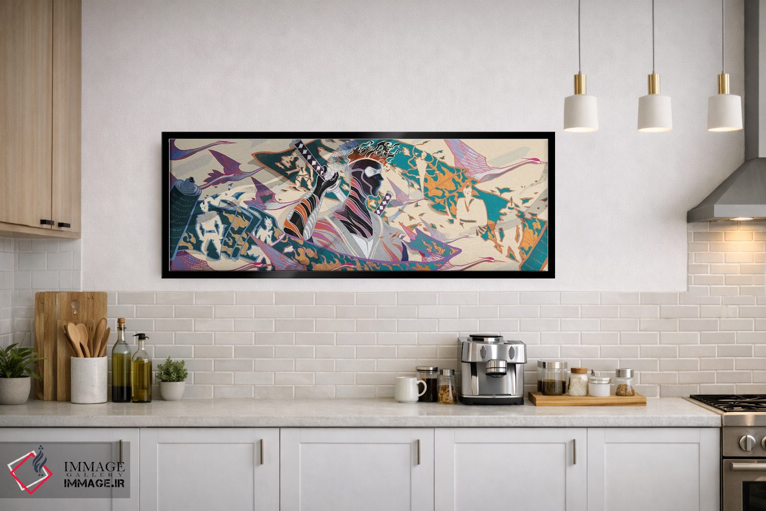 تابلو دکوراتیو نینجا اثر سیجا هونگ - D1B