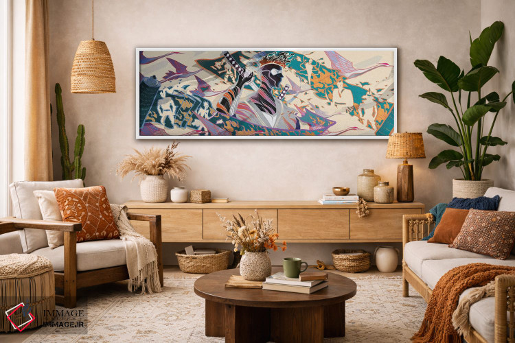 تابلو دکوراتیو نینجا اثر سیجا هونگ - D2W