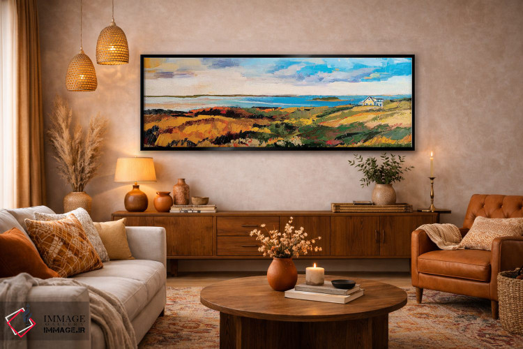 تابلو دکوراتیو چشم انداز کیپ کاد اثر مکسین شور - D5B