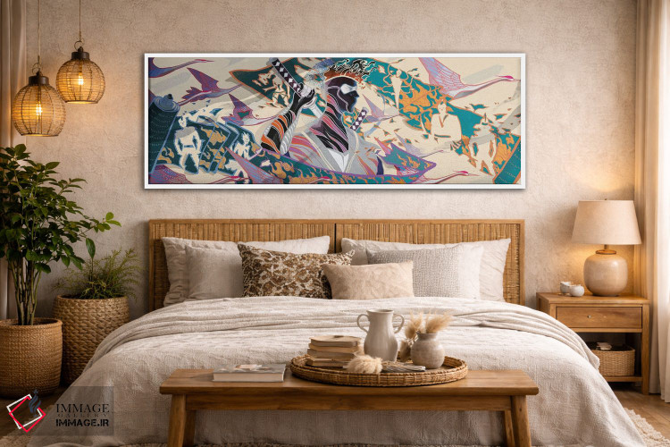 تابلو دکوراتیو نینجا اثر سیجا هونگ - D5W