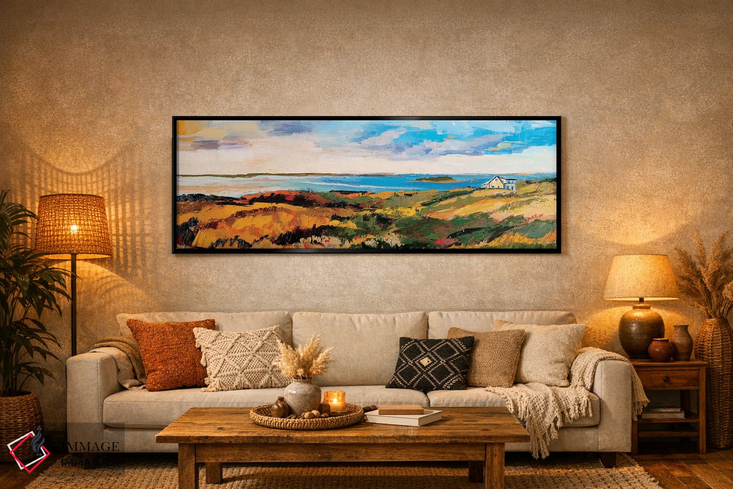 تابلو دکوراتیو چشم انداز کیپ کاد اثر مکسین شور - D6B