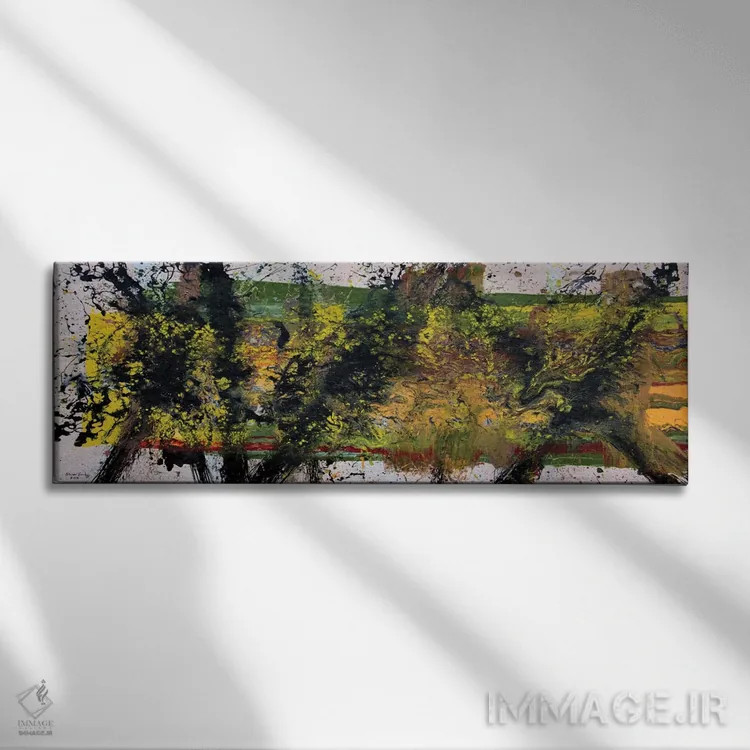 تابلو دکوراتیو جراحی مغز اثر شاون جیکوبز - نمای روبهرو روی دیوار