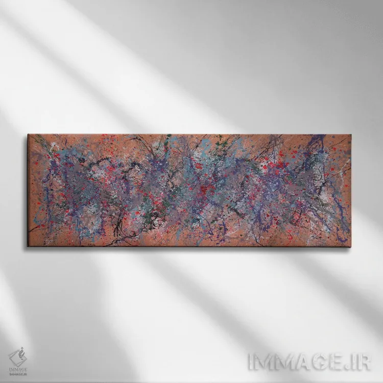 تابلو دکوراتیو در حال و هوای او اثر شاون جیکوبز - نمای روبهرو روی دیوار