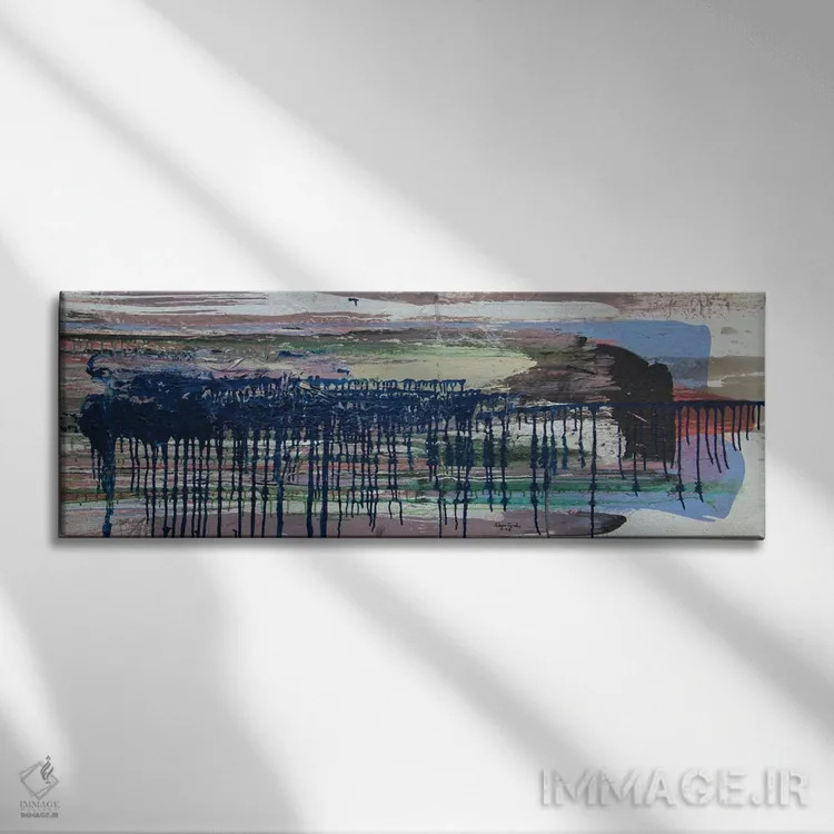تابلو دکوراتیو افق اثر شاون جیکوبز - نمای روبهرو روی دیوار
