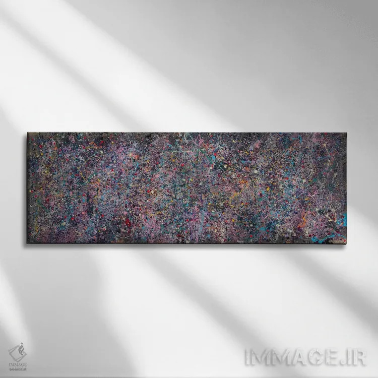 تابلو دکوراتیو انعکاس در آب اثر شاون جیکوبز - نمای روبهرو روی دیوار