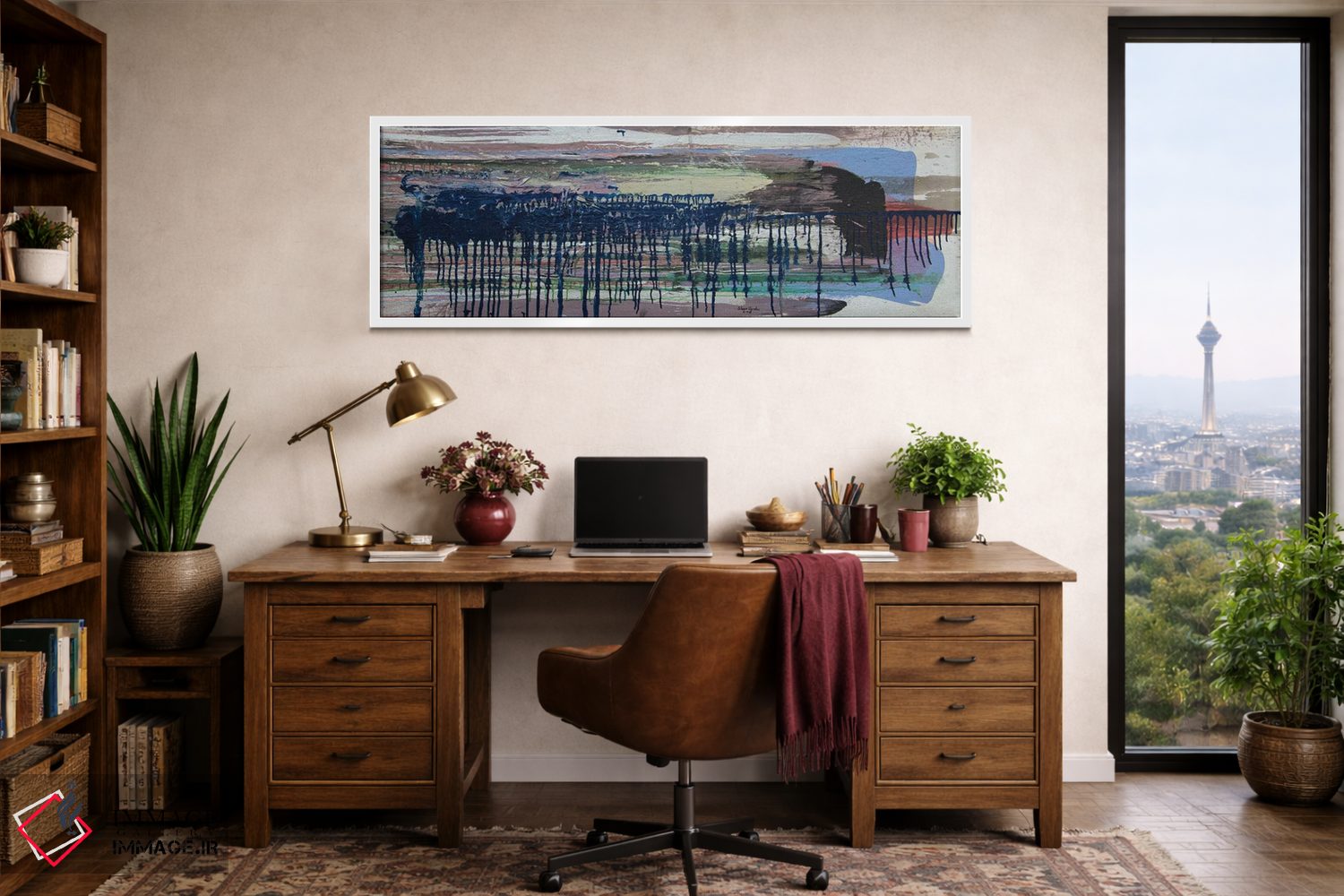 تابلو دکوراتیو افق اثر شاون جیکوبز - D1W