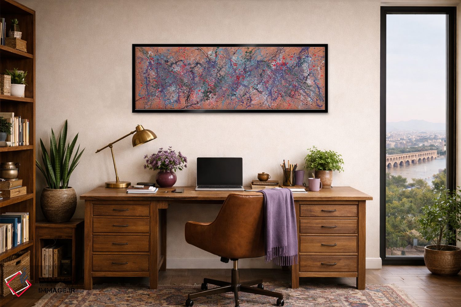 تابلو دکوراتیو در حال و هوای او اثر شاون جیکوبز - D3B