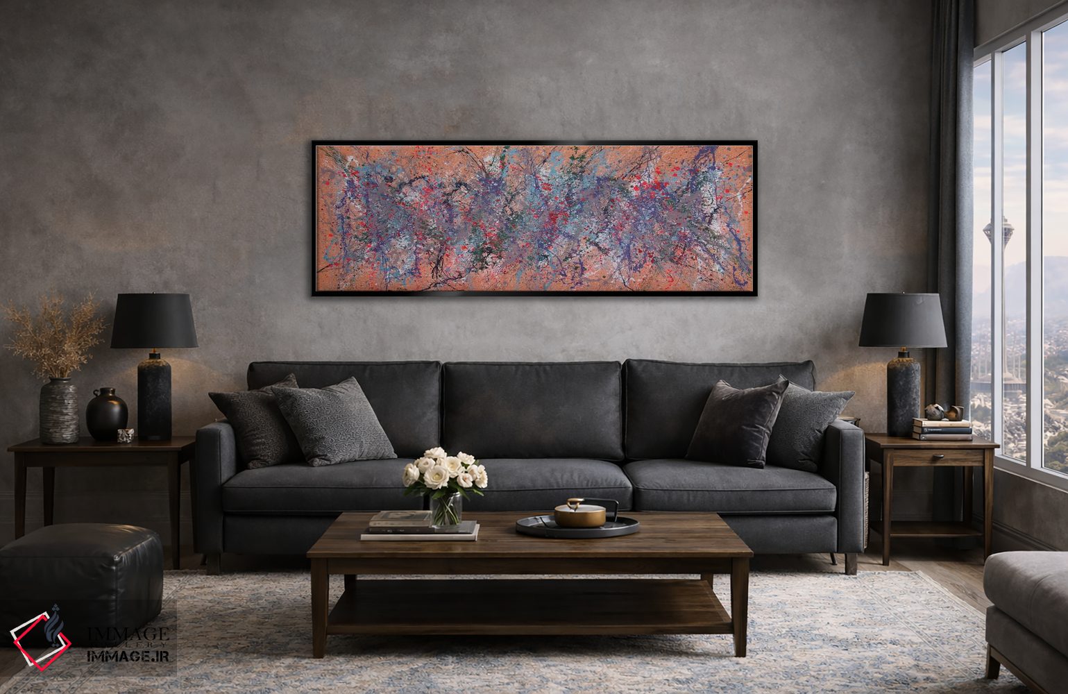 تابلو دکوراتیو در حال و هوای او اثر شاون جیکوبز - D4B