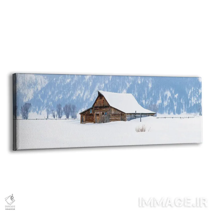 تابلو دکوراتیو برف گیر در وایومینگ اثر سوزانه کرمر - نمای پرسپکتیو محصول