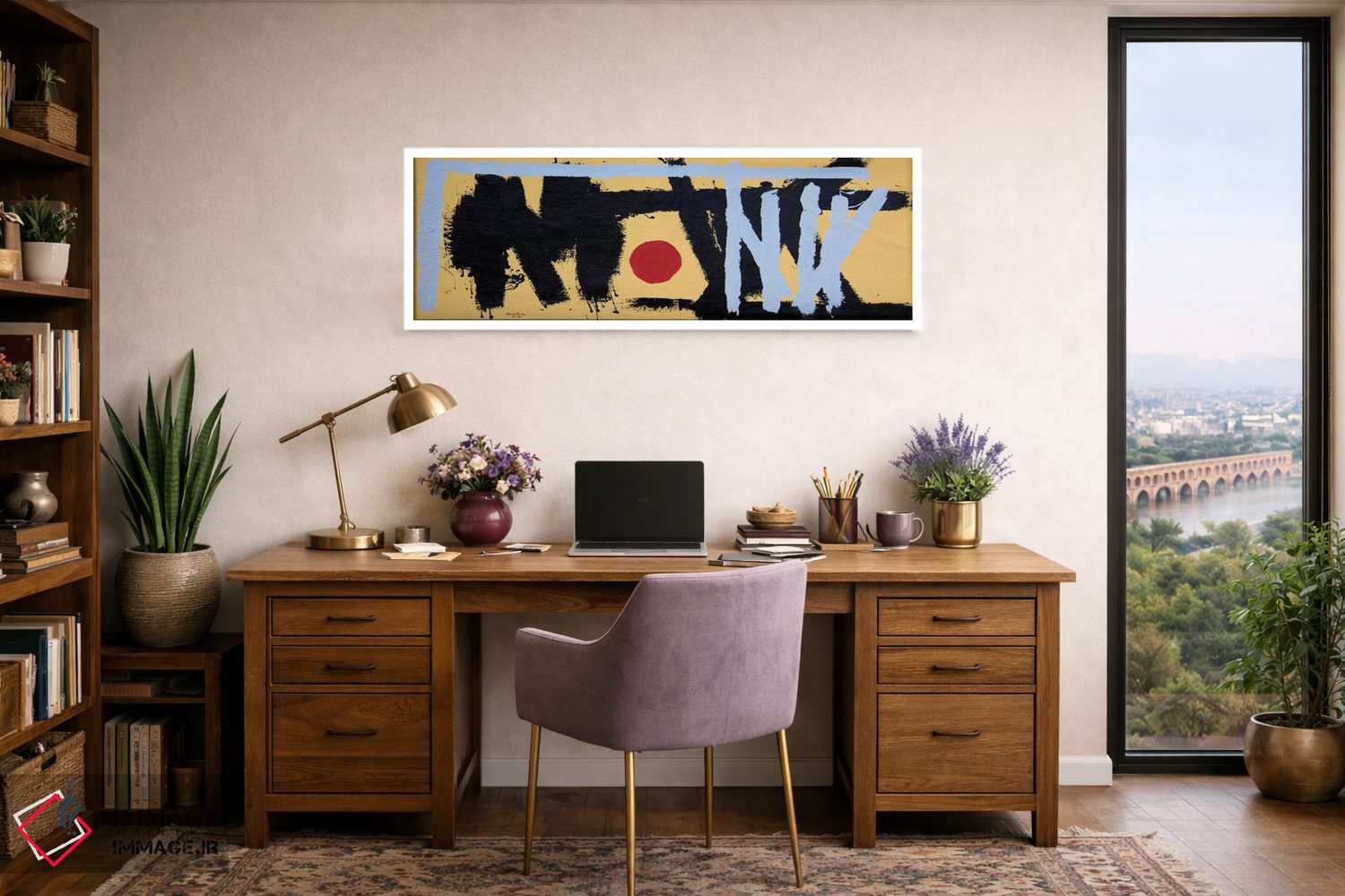 تابلو دکوراتیو غروب اثر شاون جیکوبز - D1W