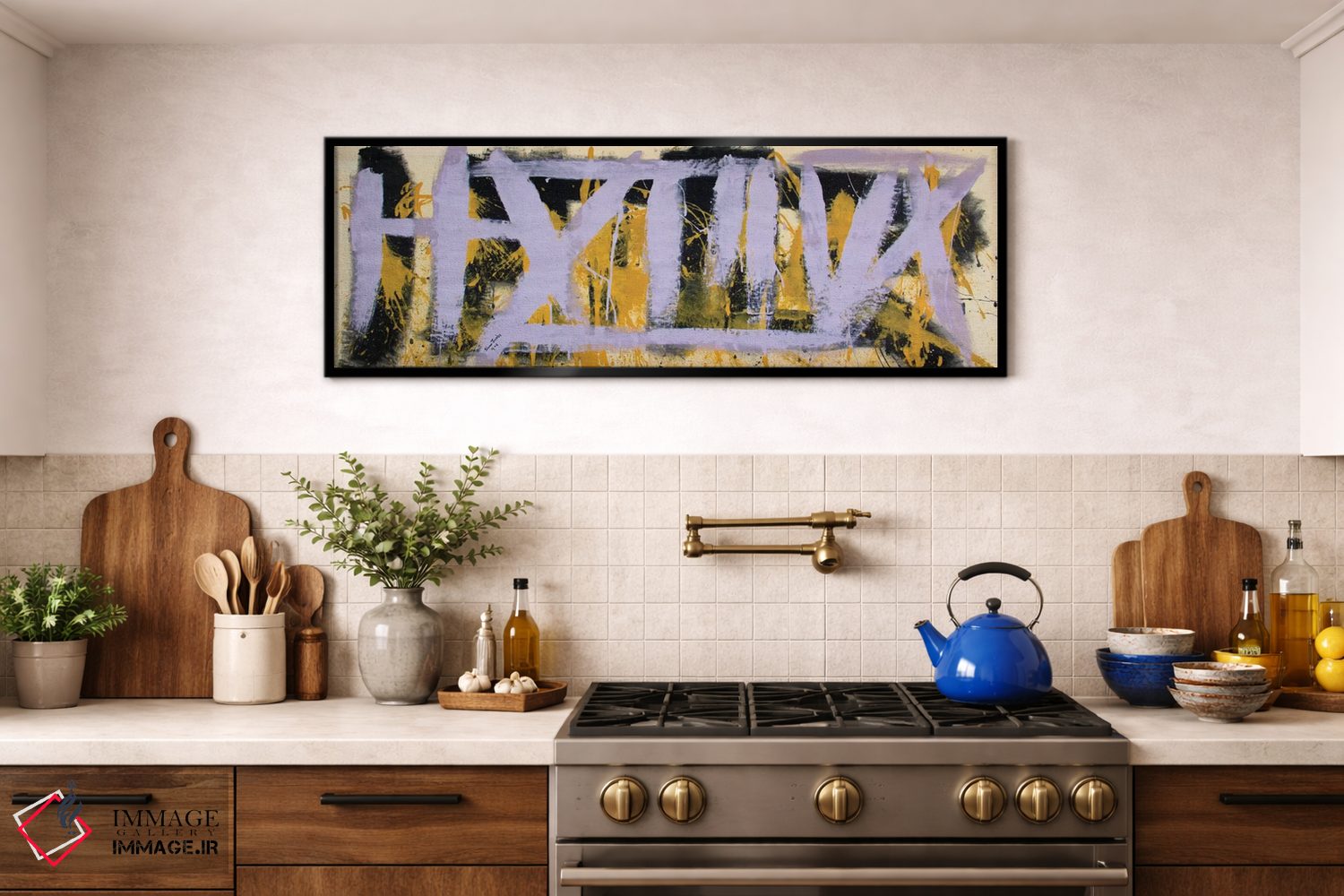 تابلو دکوراتیو مارپیچ عجیب وغریب اثر شاون جیکوبز - D3B