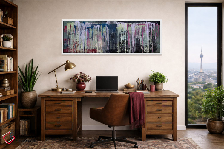 تابلو دکوراتیو در شب اثر شاون جیکوبز - D1W