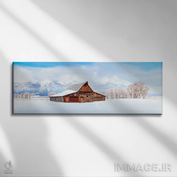تابلو دکوراتیو پس از طوفان برفی اثر سوزانه کرمر - نمای روبهرو روی دیوار