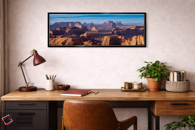 تابلو دکوراتیو طلوع خورشید در هانتس مسا پارک قبیله ای ناواهو II اثر سوزانه کرمر - D4B