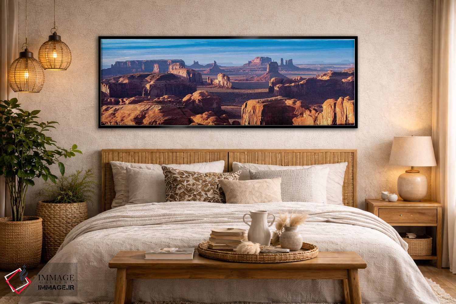 تابلو دکوراتیو طلوع خورشید در هانتس مسا پارک قبیله ای ناواهو II اثر سوزانه کرمر - D5B